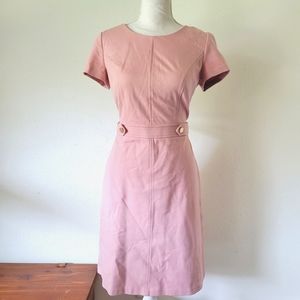 Talbots Petites Fitted Pink Career Dress 4P